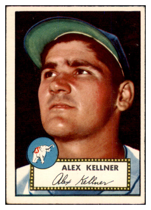 1952 Topps Baseball #201 Alex Kellner A's EX 488332