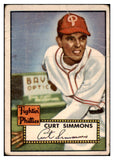 1952 Topps Baseball #203 Curt Simmons Phillies PR-FR 488336