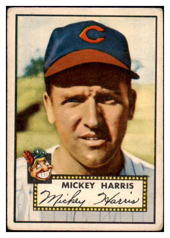 1952 Topps Baseball #207 Mickey Harris Indians VG 488347