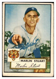 1952 Topps Baseball #208 Marlin Stuart Tigers VG 488350