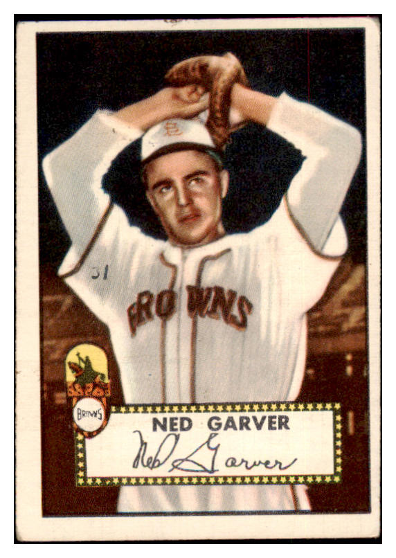 1952 Topps Baseball #212 Ned Garver Browns FR-GD 488358