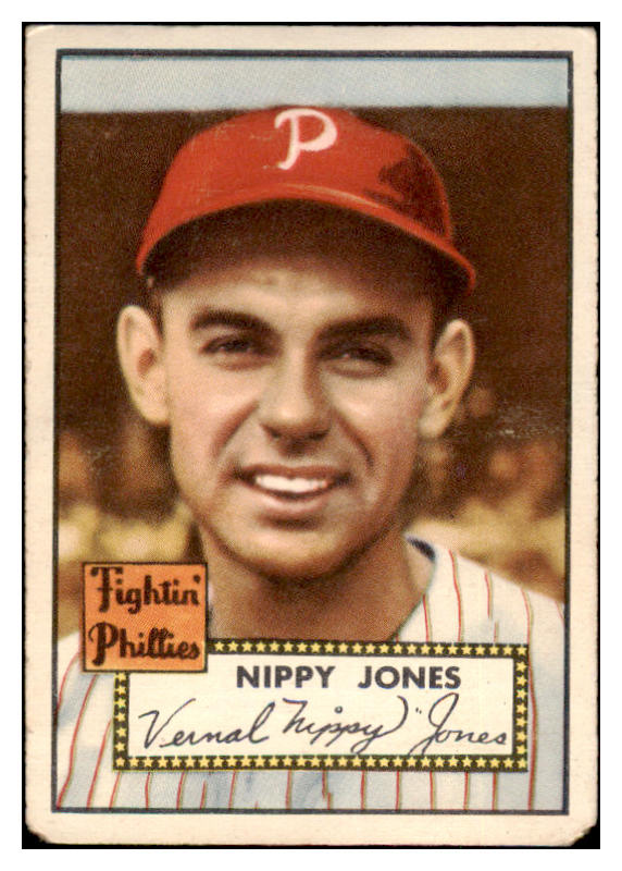 1952 Topps Baseball #213 Nippy Jones Phillies GD-VG 488362