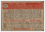 1952 Topps Baseball #213 Nippy Jones Phillies GD-VG 488362