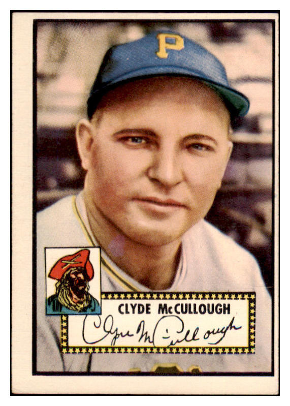 1952 Topps Baseball #218 Clyde Mccullough Pirates EX 488370