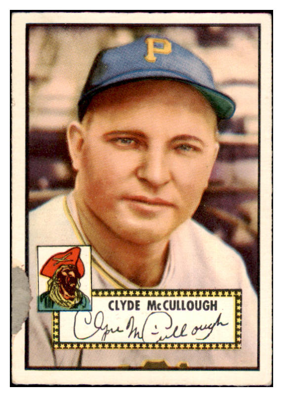 1952 Topps Baseball #218 Clyde Mccullough Pirates PR-FR 488371