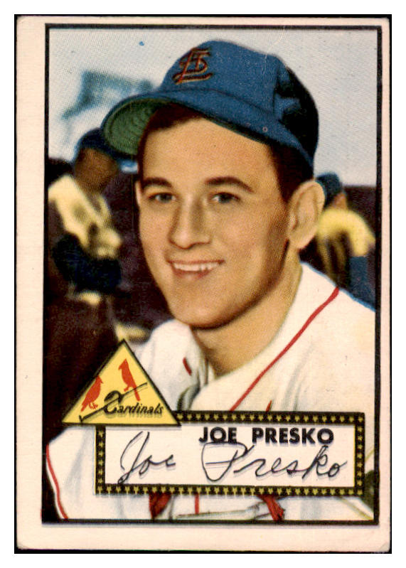 1952 Topps Baseball #220 Joe Presko Cardinals VG-EX 488372
