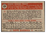 1952 Topps Baseball #220 Joe Presko Cardinals VG-EX 488372