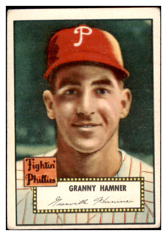 1952 Topps Baseball #221 Granny Hamner Phillies VG 488377