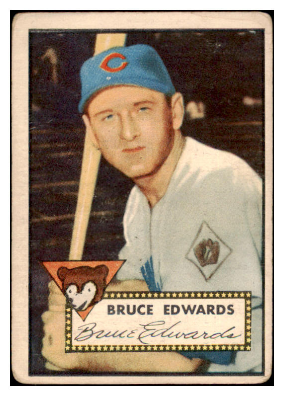 1952 Topps Baseball #224 Bruce Edwards Cubs FR-GD 488383