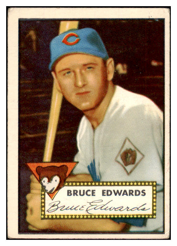 1952 Topps Baseball #224 Bruce Edwards Cubs VG-EX 488384