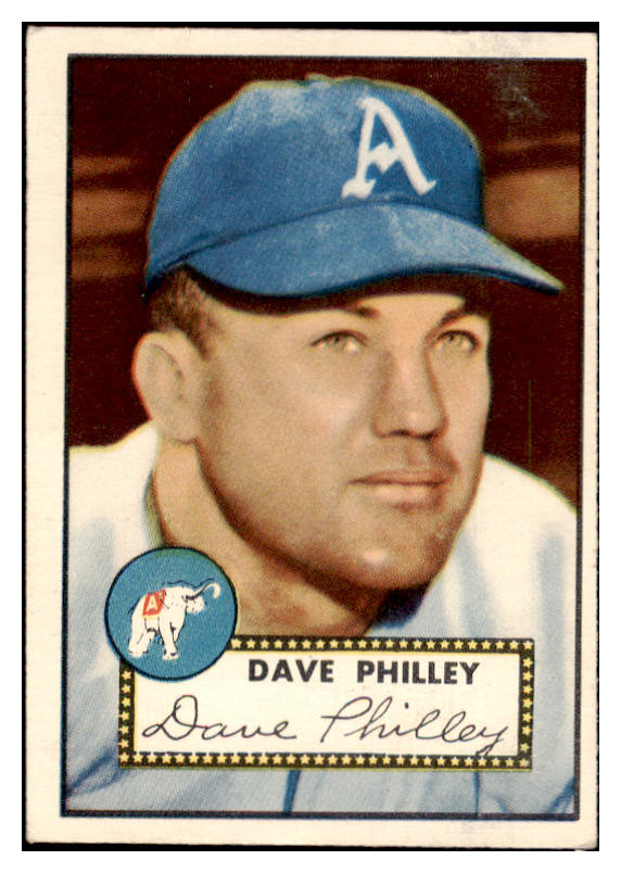 1952 Topps Baseball #226 Dave Philley A's EX 488388