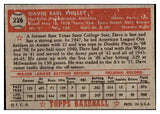 1952 Topps Baseball #226 Dave Philley A's EX 488388