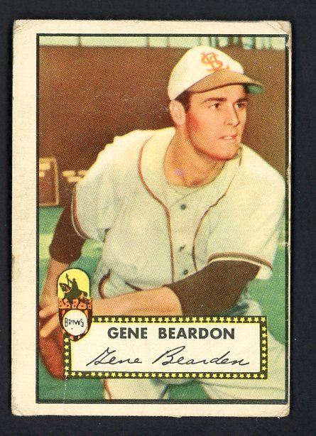 1952 Topps Baseball #229 Gene Bearden Browns PR-FR 488392