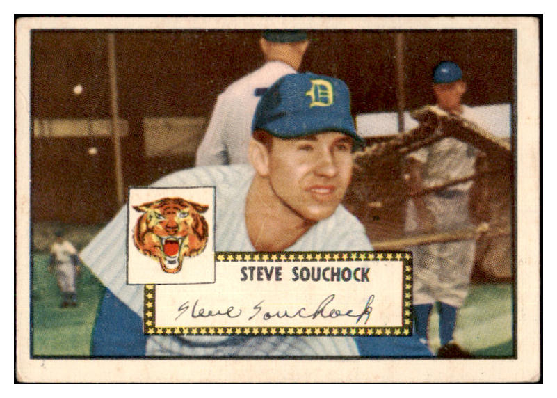 1952 Topps Baseball #234 Steve Souchock Tigers VG-EX 488402