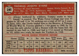 1952 Topps Baseball #241 Tommy Byrne Browns VG 488415