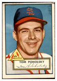 1952 Topps Baseball #242 Tom Poholsky Cardinals PR-FR 488417