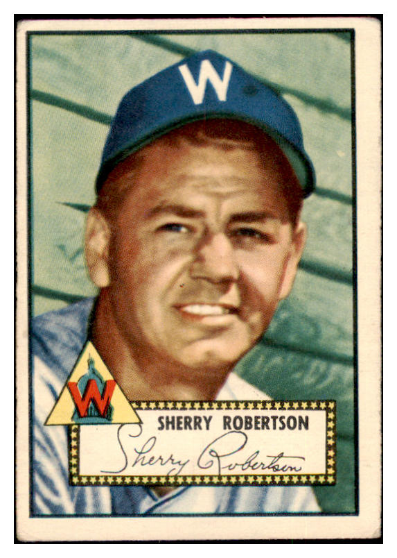 1952 Topps Baseball #245 Sherry Robertson Senators VG-EX 488420