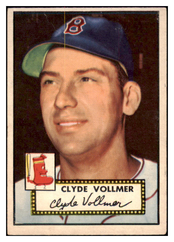 1952 Topps Baseball #255 Clyde Vollmer Red Sox VG-EX 488434