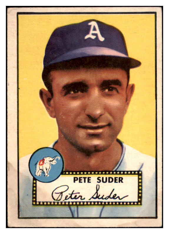 1952 Topps Baseball #256 Pete Suder A's VG 488436