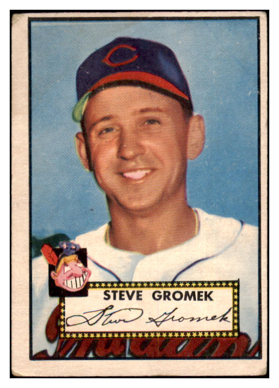 1952 Topps Baseball #258 Steve Gromek Indians VG 488439
