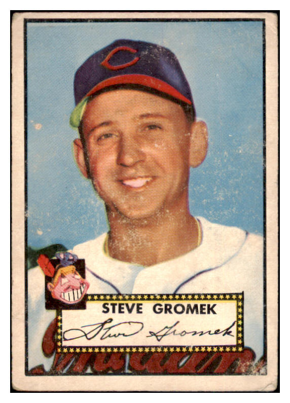 1952 Topps Baseball #258 Steve Gromek Indians Good 488441