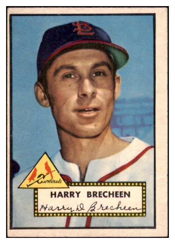 1952 Topps Baseball #263 Harry Brecheen Cardinals EX 488447