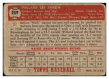 1952 Topps Baseball #269 Willard Nixon Red Sox PR-FR 488458