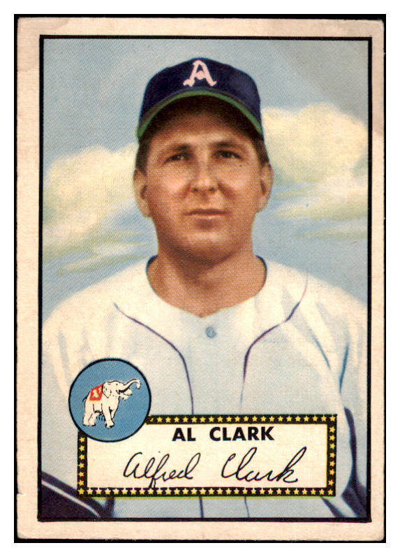 1952 Topps Baseball #278 Allie Clark A's VG-EX 488467