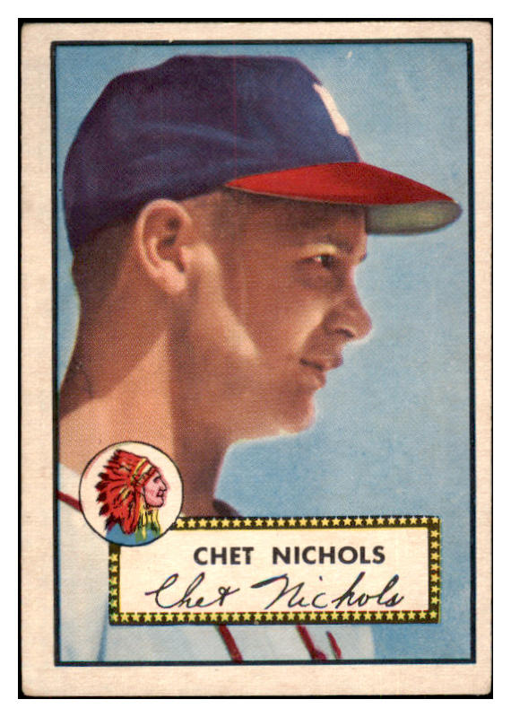 1952 Topps Baseball #288 Chet Nichols Braves VG-EX 488483