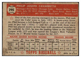 1952 Topps Baseball #295 Phil Cavarretta Cubs VG 488496