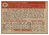 1952 Topps Baseball #299 Ray Murray A's VG-EX 488503
