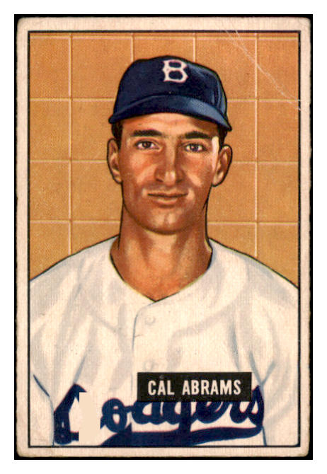 1951 Bowman Baseball #152 Cal Abrams Dodgers VG 488526