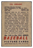 1951 Bowman Baseball #152 Cal Abrams Dodgers VG 488526