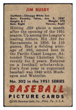 1951 Bowman Baseball #302 Jim Busby White Sox VG 488529