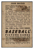 1952 Bowman Baseball #250 Ike Delock Red Sox GD-VG 488538