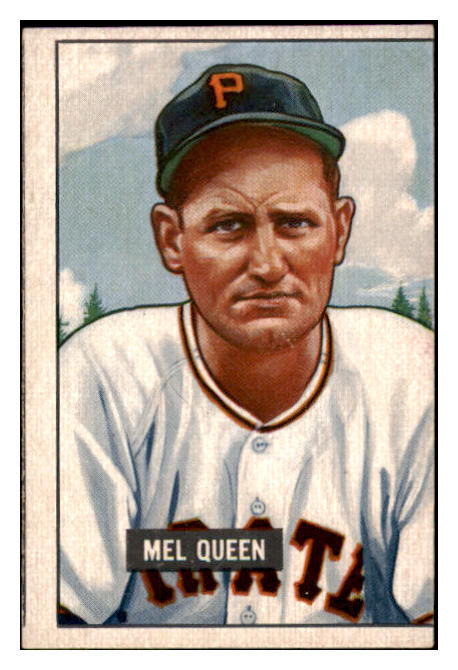 1951 Bowman Baseball #309 Mel Quenn Pirates Good 488543