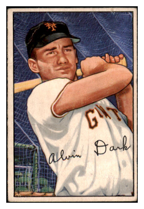 1952 Bowman Baseball #034 Al Dark Giants VG 488552