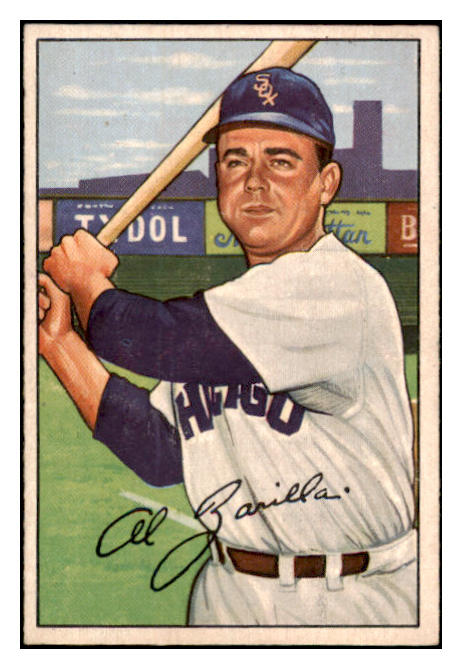 1952 Bowman Baseball #113 Al Zarilla White Sox EX-MT 488557
