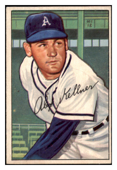 1952 Bowman Baseball #226 Alex Kellner A's EX-MT 488558