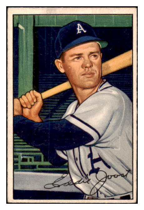1952 Bowman Baseball #026 Eddie Joost A's EX 488561
