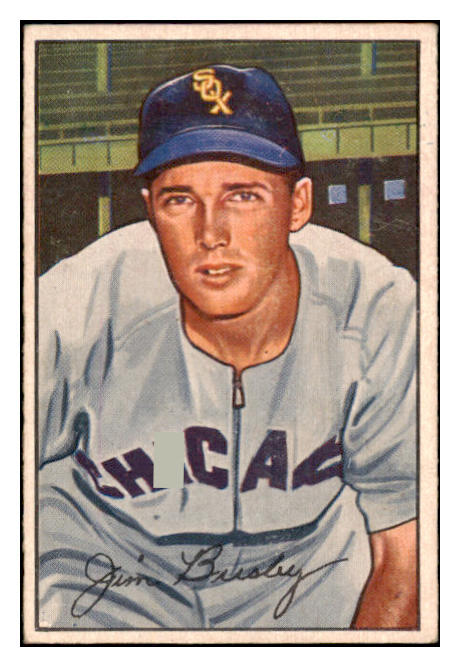 1952 Bowman Baseball #068 Jim Busby White Sox EX 488563