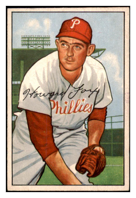1952 Bowman Baseball #125 Howie Fox Phillies EX 488568