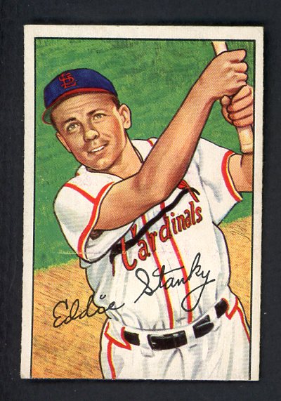 1952 Bowman Baseball #160 Eddie Stanky Cardinals EX 488576