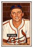 1951 Bowman Baseball #193 Ted Wilks Cardinals EX 488582