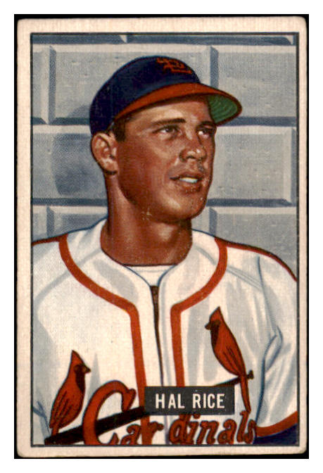 1951 Bowman Baseball #300 Hal Rice Cardinals VG-EX 488589