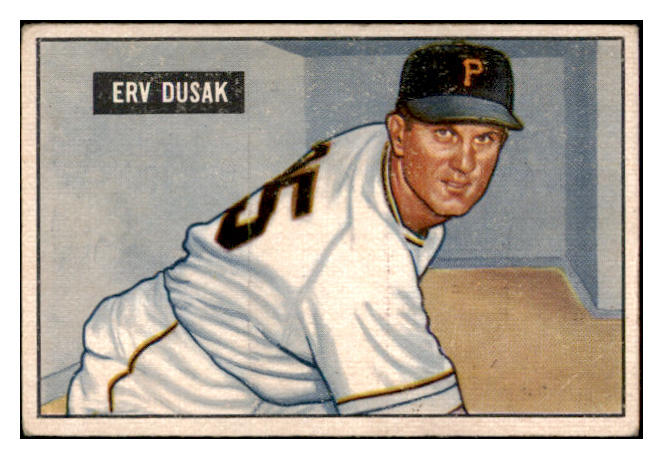 1951 Bowman Baseball #310 Irv Dusak Pirates VG-EX 488593