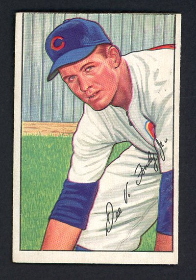 1952 Bowman Baseball #231 Dee Fondy Cubs VG-EX 488605