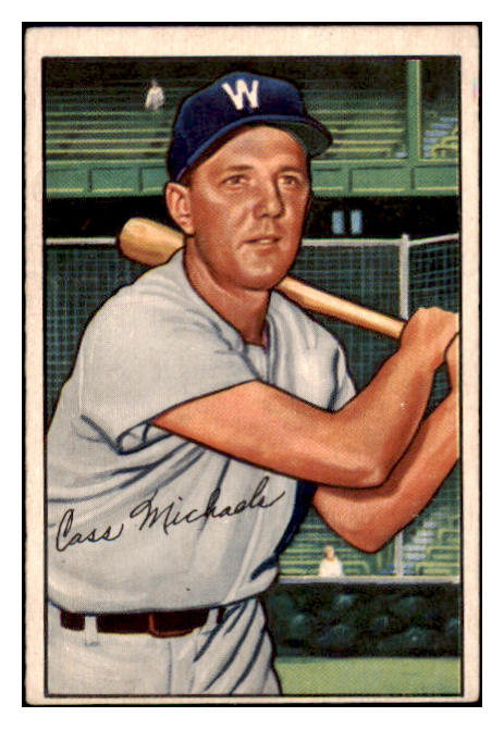1952 Bowman Baseball #036 Cass Michaels Senators VG-EX 488607