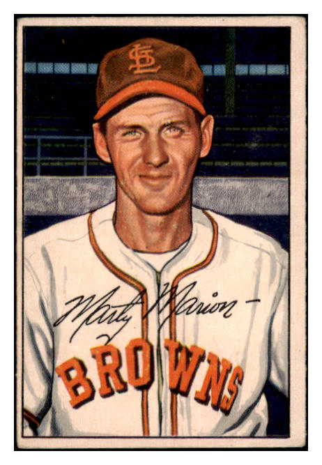 1952 Bowman Baseball #085 Marty Marion Browns VG-EX 488623