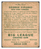 1933 Goudey #012 George Pipgras Yankees Good 488675